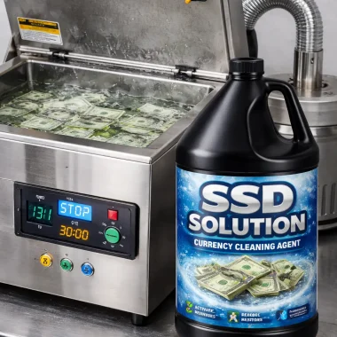 currency Cleaning machine